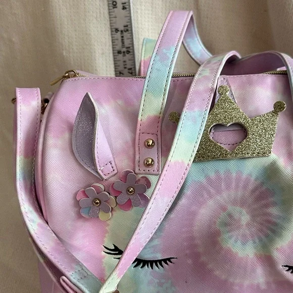 Under One Sky Pink and Gold Unicorn Tote Bag - Picture 5 of 12